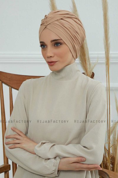 Amy - Sand Bomuld Turban