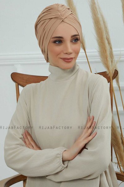 Amy - Sand Bomuld Turban