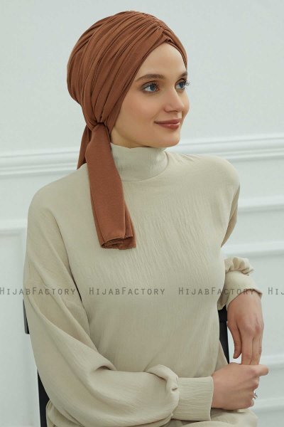 Amy - Caramel Bomuld Turban