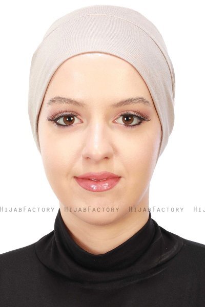 Stella - Taupe Bomuld Turban