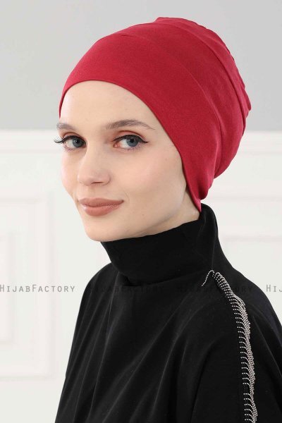 Stella - Bordeaux Bomuld Turban