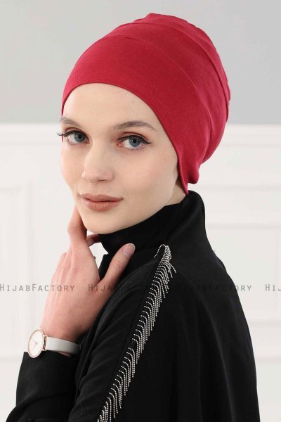 Stella - Bordeaux Bomuld Turban