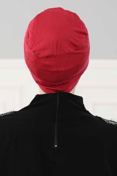 Stella - Bordeaux Bomuld Turban