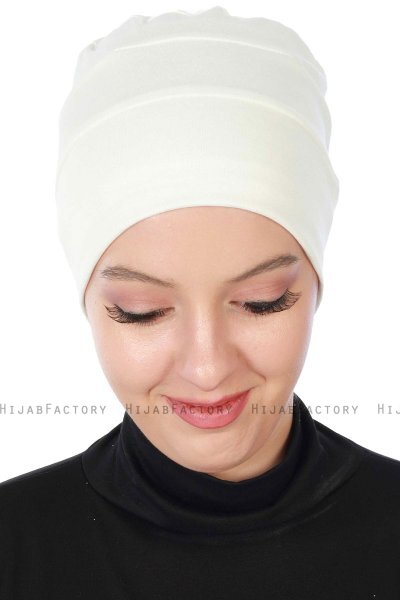 Stella - Creme Bomuld Turban