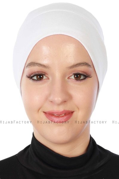 Stella - Hvid Bomuld Turban