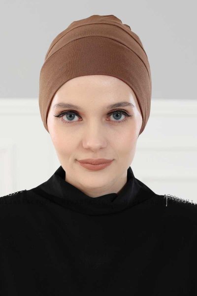 Stella - Caramel Bomuld Turban