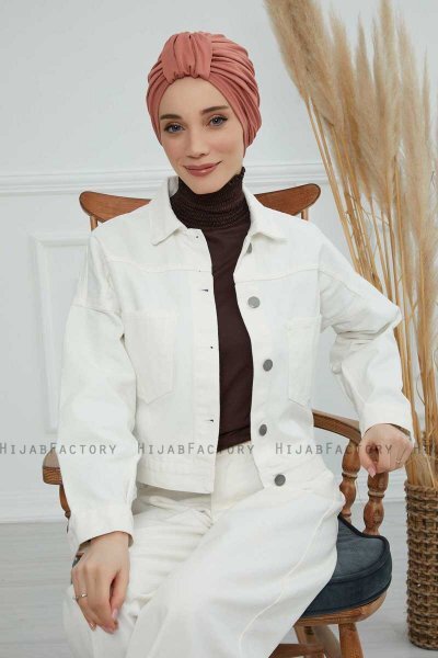 Laura - Lakserosa Bomuld Turban