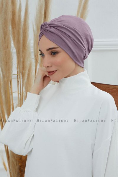 Astrid - Lilac Bomuld Turban