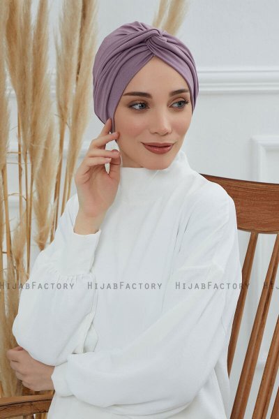 Astrid - Lilac Bomuld Turban