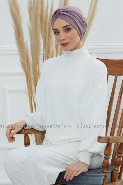 Astrid - Lilac Bomuld Turban
