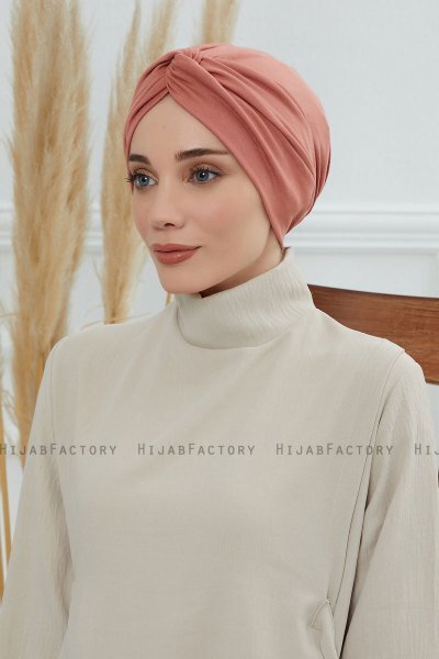 Astrid - Lakserosa Bomuld Turban