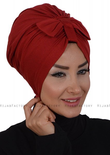 Agnes - Bordeaux Bomuld Turban - Ayse Turban