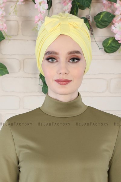 Agnes - Gul Bomuld Turban - Ayse Turban