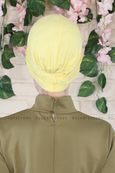 Agnes - Gul Bomuld Turban - Ayse Turban