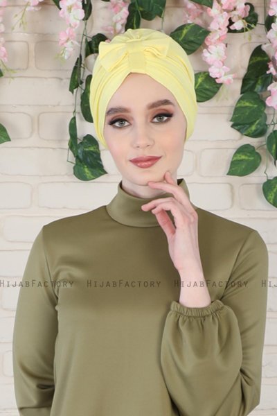 Agnes - Gul Bomuld Turban - Ayse Turban