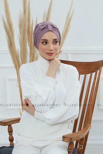 Agnes - Lilac Bomuld Turban