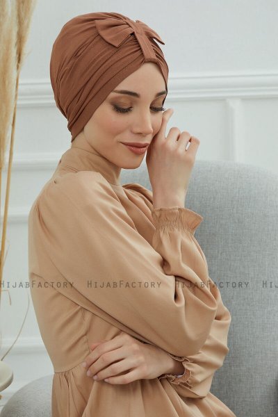 Agnes - Caramel Bomuld Turban