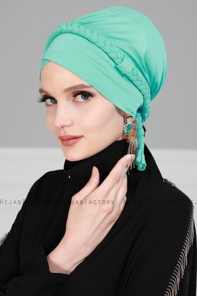 Olivia - Turkis Bomuld Turban - Ayse Turban