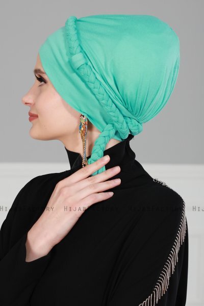 Olivia - Turkis Bomuld Turban - Ayse Turban