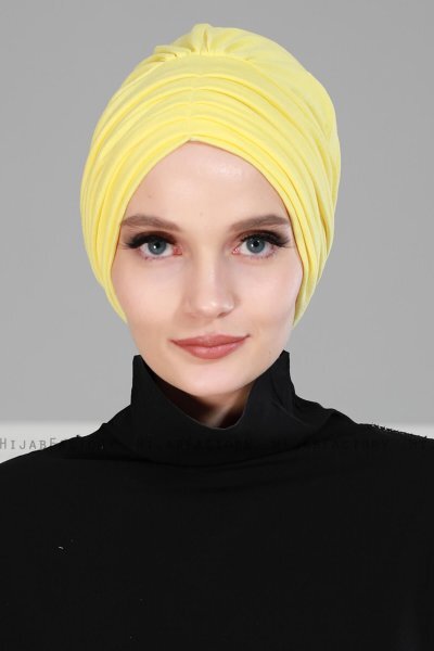 Wilma - Gul Bomuld Turban - Ayse Turban