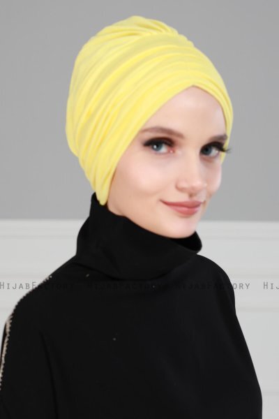 Wilma - Gul Bomuld Turban - Ayse Turban