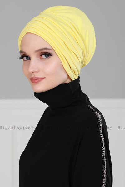 Wilma - Gul Bomuld Turban - Ayse Turban