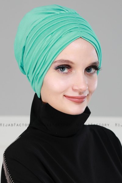 Wilma - Turkis Bomuld Turban - Ayse Turban