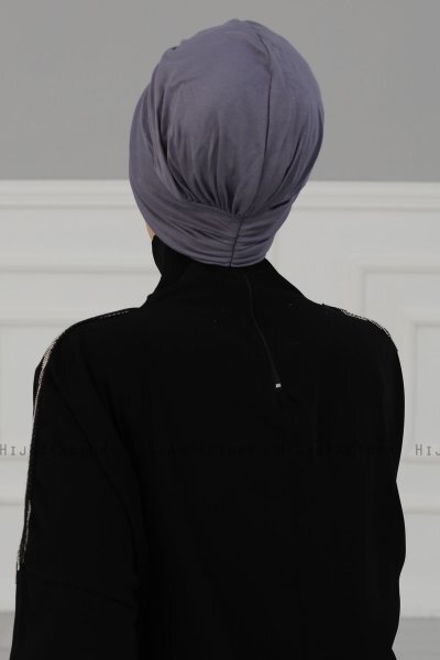 Wilma - Grå Bomuld Turban - Ayse Turban