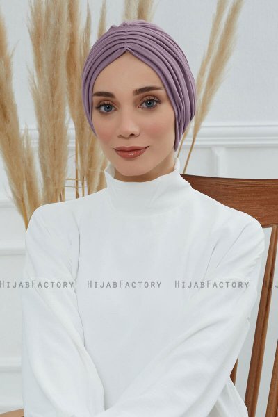 Wilma - Lilac Bomuld Turban