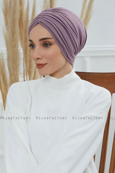 Wilma - Lilac Bomuld Turban