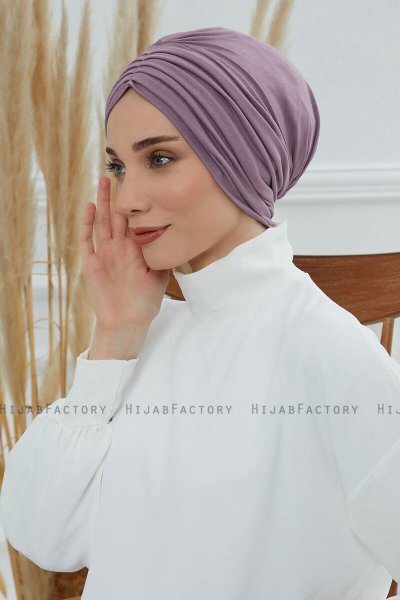 Wilma - Lilac Bomuld Turban