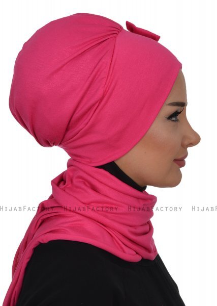 Bianca - Fuchsia Bomuld Turban