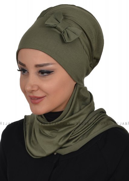 Bianca - Khaki Bomuld Turban