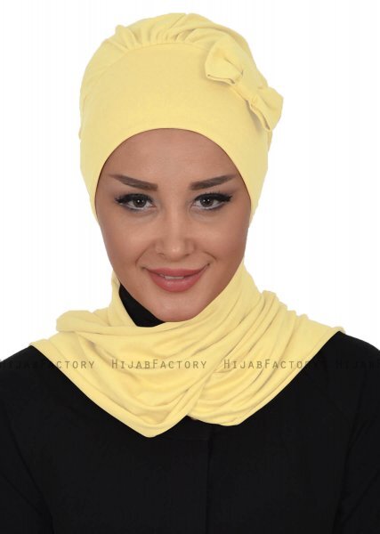 Bianca - Gul Bomuld Turban