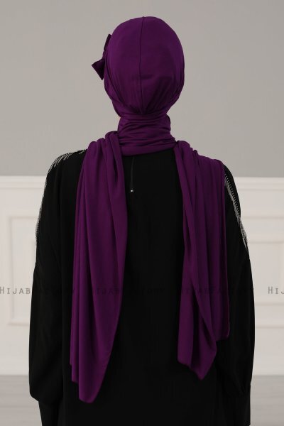 Bianca - Lilla Bomuld Turban