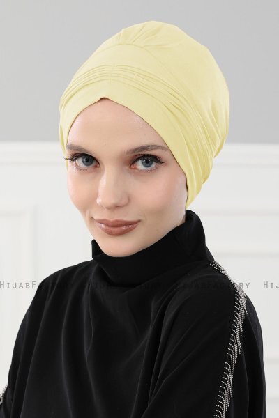Linda - Gul Bomuld Turban - Ayse Turban