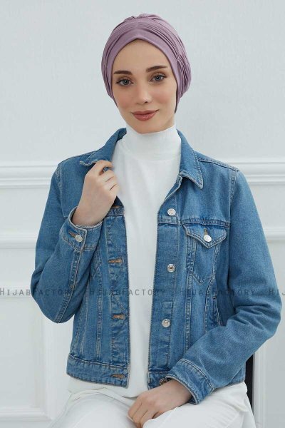 Linda - Lilac Bomuld Turban