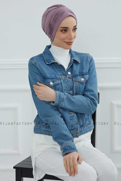 Linda - Lilac Bomuld Turban