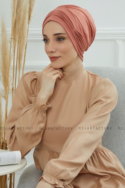 Linda - Lakserosa Bomuld Turban