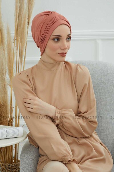 Linda - Lakserosa Bomuld Turban