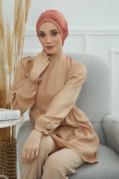 Linda - Lakserosa Bomuld Turban