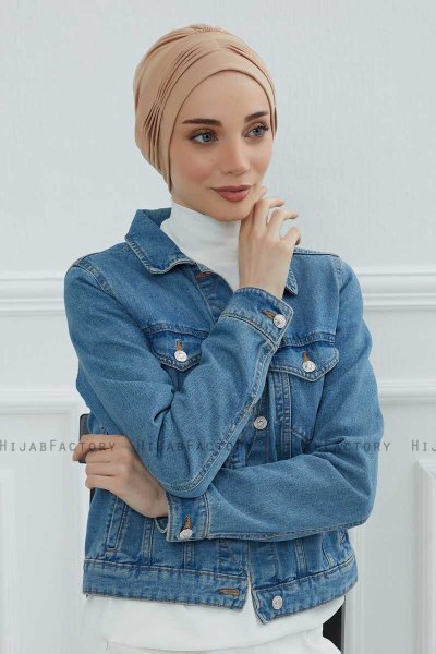 Linda - Sand Bomuld Turban