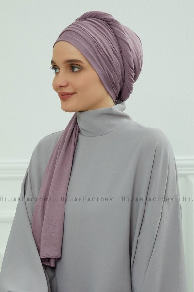 Rebecca - Lilac Bomuld Turban