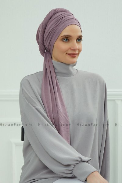 Rebecca - Lilac Bomuld Turban