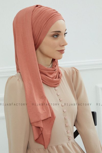 Rebecca- Lakserosa Bomuld Turban