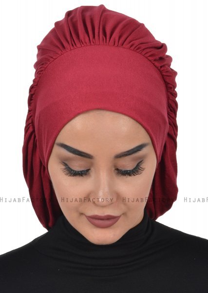 Isabella - Bordeaux Bomuld Turban - Ayse Turban