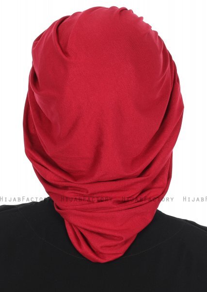 Isabella - Bordeaux Bomuld Turban - Ayse Turban