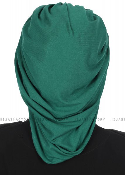 Isabella - Mørkegrøn Bomuld Turban - Ayse Turban