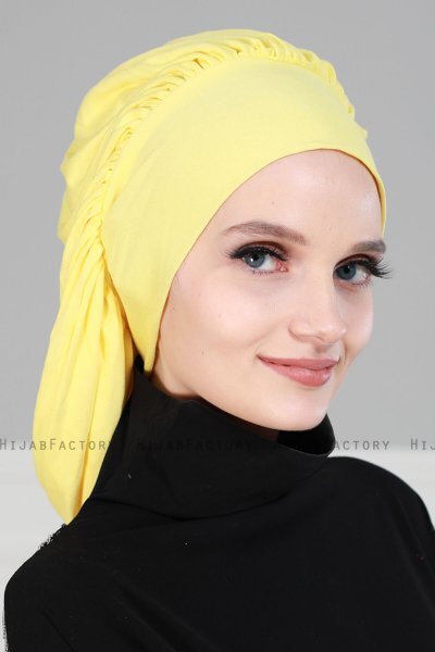 Isabella - Gul Bomuld Turban - Ayse Turban