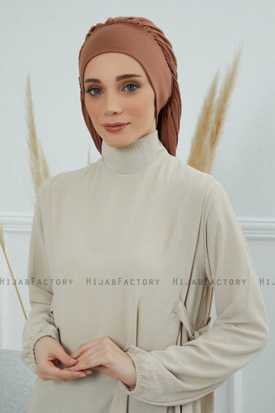 Isabella - Caramel Bomuld Turban